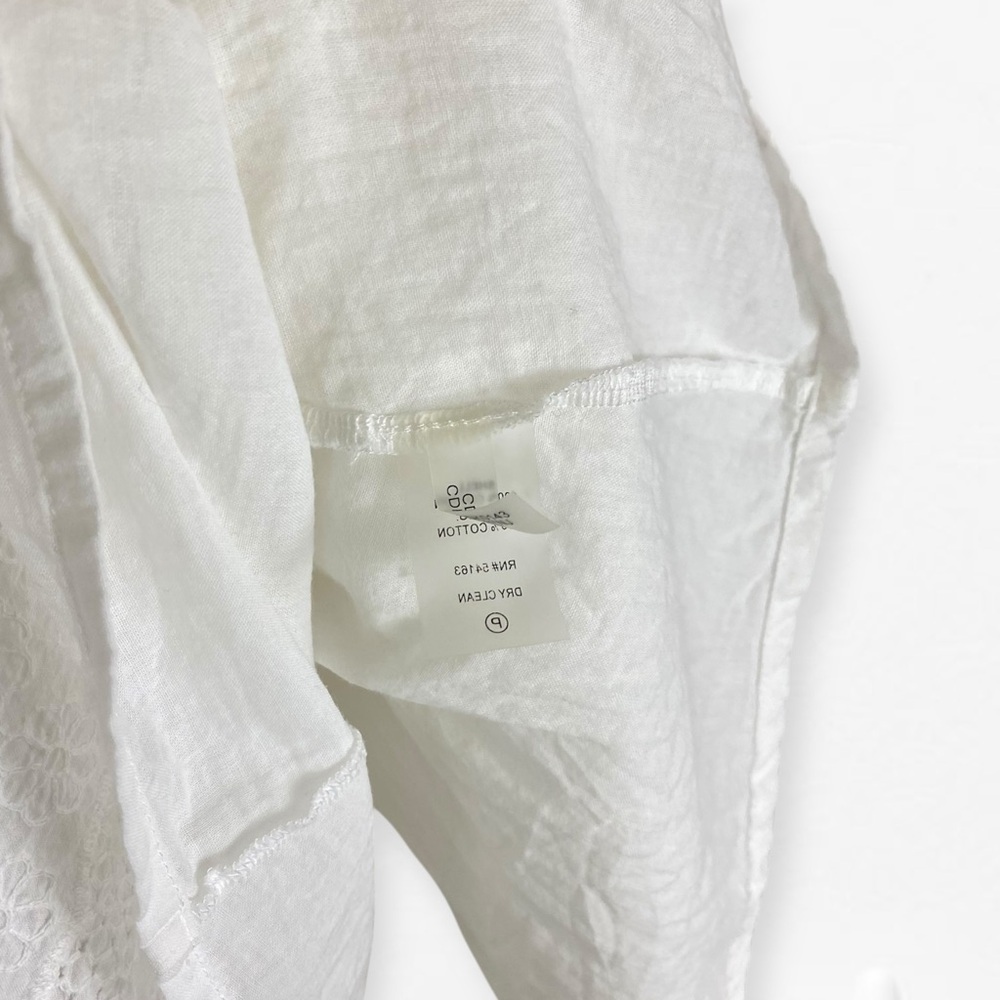 Calvin Klein White Lace high neck sleeveless Mini Dress 2 - Picture 9 of 10